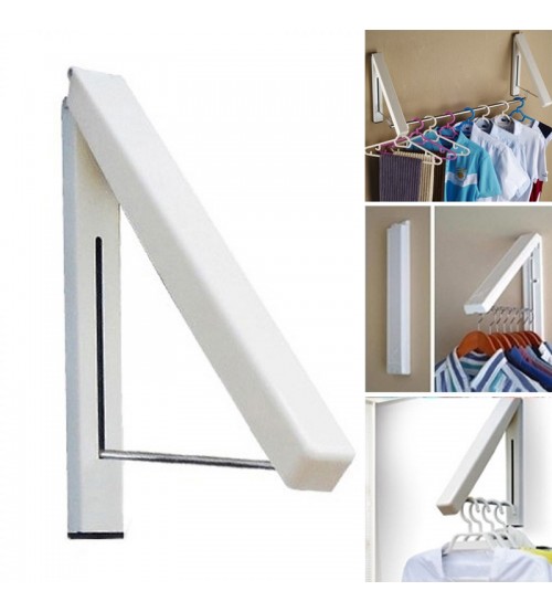 Portable Waterproof Invisible Folding Wall Clothes Hanger Drying Rack
